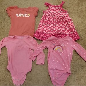 Pink Kids (18M) Onesie & Dress Set